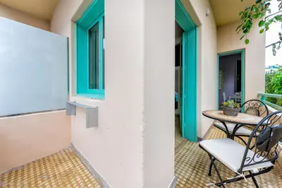 Un balcón o terraza de Lunin Apartments