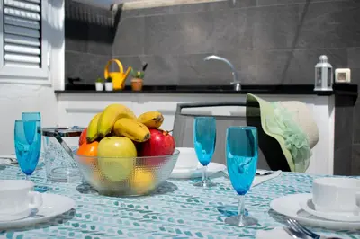 Una cocina o zona de cocina en The Blue Clover