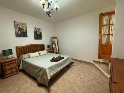 Cama o camas de una habitación en Casa Vista Valle
