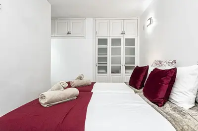 Cama o camas de una habitación en Apartment Las Palmas city center,near to the beach