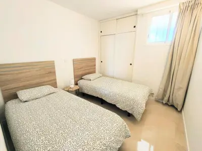 Cama o camas de una habitación en Blue Atlantic by CASAS COCODRILO