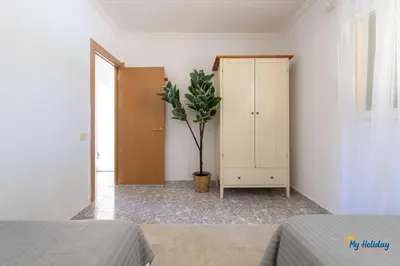 Cama o camas de una habitación en Olas' Sunset