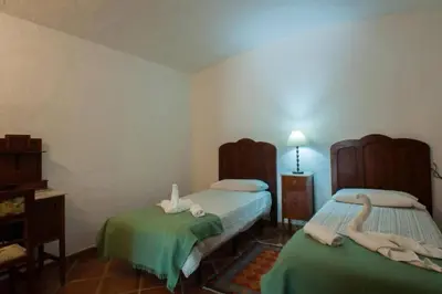 Cama o camas de una habitación en Casa Rural - Cueva del Pastor
