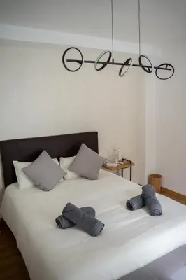 Cama o camas de una habitación en Villa Limonero