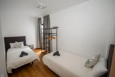 Cama o camas de una habitación en Villa Limonero