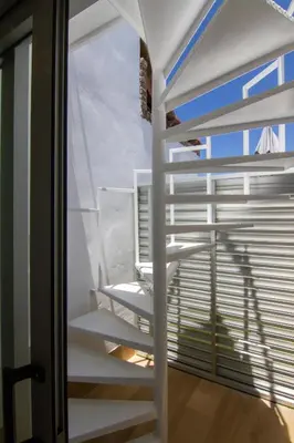 Cama o camas de una habitación en Estudio con terraza en Arguineguín LA SAL 4