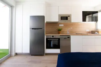 Una cocina o zona de cocina en Estudio con terraza en Arguineguín LA SAL 4