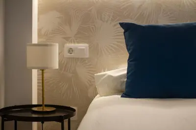 Cama o camas de una habitación en Estudio en Arguineguín LA SAL 2