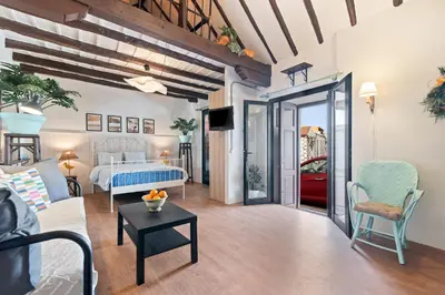 Zona de estar de Home2Book Rustic Haven in Telde