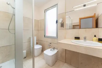 Un baño de Villa Katarina Ocean Wiew Heated Pool Wi-fi