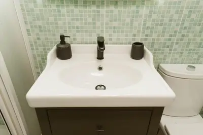 Un baño de Playa del Cura Ocean View Apt