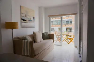 Zona de estar de Apartamento con vistas al mar T