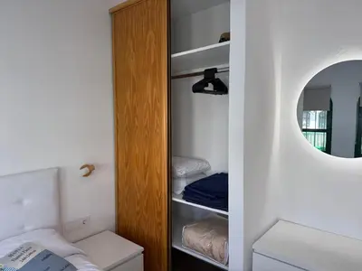 Cama o camas de una habitación en Dunaflor Verde Bungalows