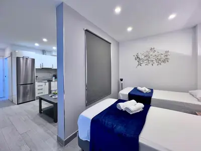 Cama o camas de una habitación en Canteras 2