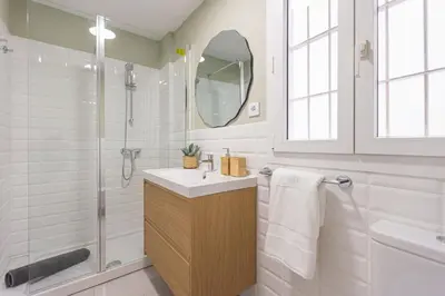 Un baño de Apartamento frente a la playa de Las Canteras S1