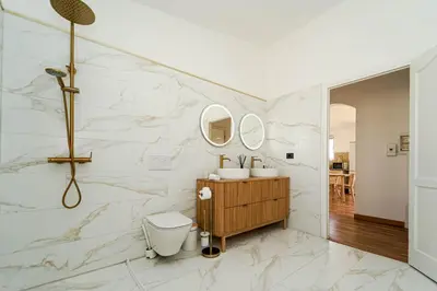 Un baño de Villa Flamingo