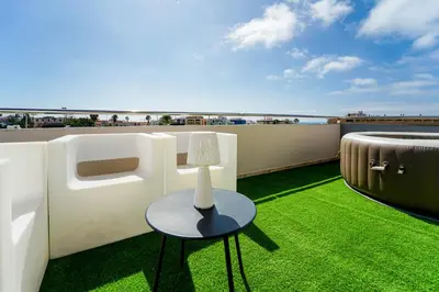 Un balcón o terraza de Villa Flamingo