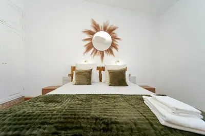 Cama o camas de una habitación en Villa Flamingo