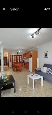 Zona de estar de Casa La Galera