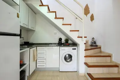 Una cocina o zona de cocina en Beverly Hills Bungalow