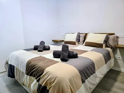 Cama o camas de una habitación en VV Roque Nublo 206 