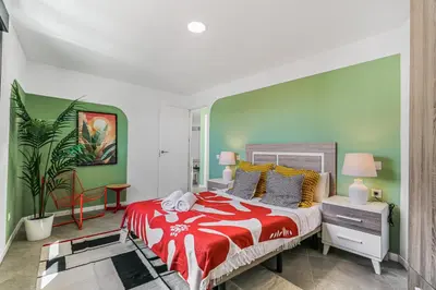 Cama o camas de una habitación en Penthouse City Hub Stay