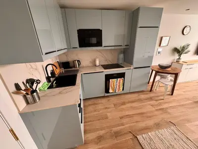 Una cocina o zona de cocina en Luxury Ocean View Patalavaca Apartment