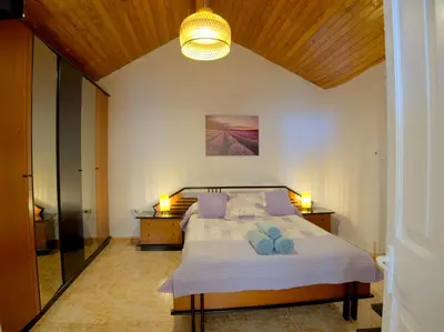 Cama o camas de una habitación en Casa Paraíso Natural