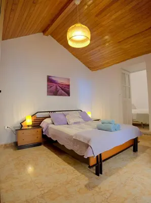 Cama o camas de una habitación en Casa Paraíso Natural