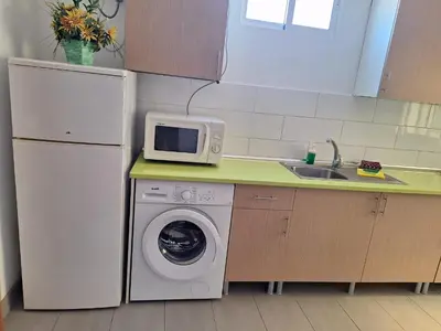 Una cocina o zona de cocina en Acogedor apartamento en las Palmas