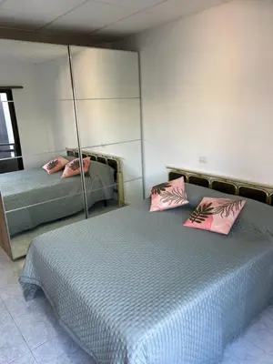 Cama o camas de una habitación en Apartamento Las Canteras