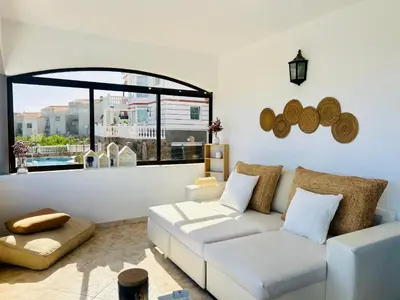 Zona de estar de Villa Flamingo 1