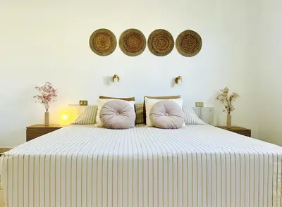 Cama o camas de una habitación en Villa Flamingo 1