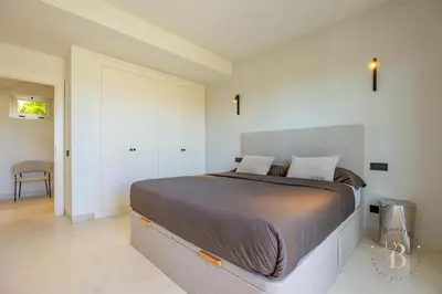 Cama o camas de una habitación en Vista Golf Salobre Golf