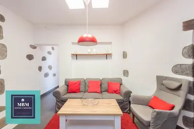 Zona de estar de Casa Brumas de Arbejales