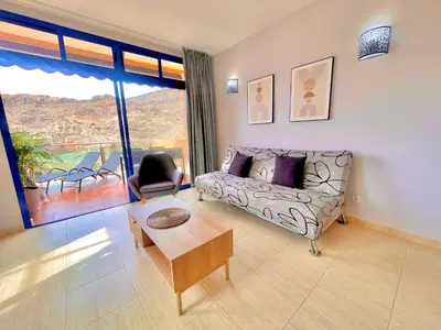 Zona de estar de Paradise Taurito Dreams
