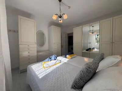 Cama o camas de una habitación en Relax Rocas Rojas