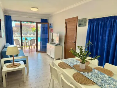 Una cocina o zona de cocina en Los Balandros 111 by SunHousesCanarias