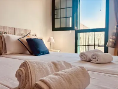 Cama o camas de una habitación en Click&Guest - Tropical Horizon Escape in Maspalomas