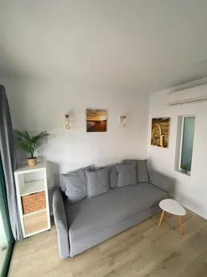 Zona de estar de Ideal Bungalow with a terrace