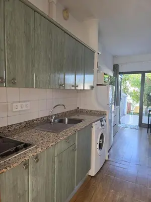 Una cocina o zona de cocina en Europe Sun Bungalow 1