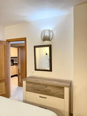 Cama o camas de una habitación en Casa Las Arenas
