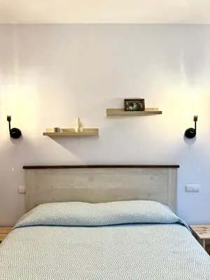 Cama o camas de una habitación en Casa Las Arenas