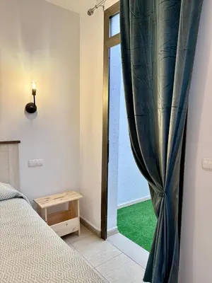 Cama o camas de una habitación en Casa Las Arenas