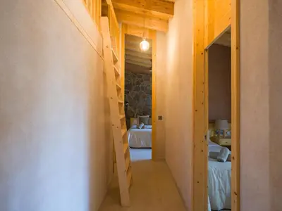 Cama o camas de una habitación en CASA RURAL, DE ESTILO MODERNO, EN GRAN CANARIA