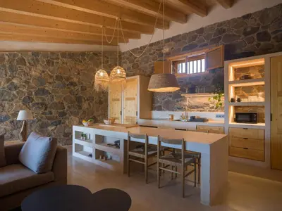 Una cocina o zona de cocina en CASA RURAL, DE ESTILO MODERNO, EN GRAN CANARIA
