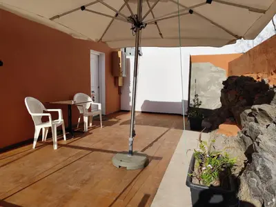 Un patio o zona al aire libre en Anmar, rincón de desconexión y naturaleza