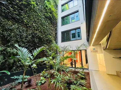 Jardín al aire libre en Residencial Ayraga