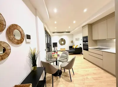 Una cocina o zona de cocina en Residencial Ayraga