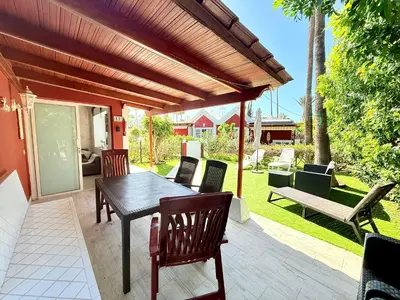 Jardín al aire libre en Los Tunos Maspalomas Garden House